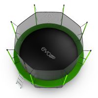 Батут EVO JUMP Internal 12ft (Green) с нижней сеткой